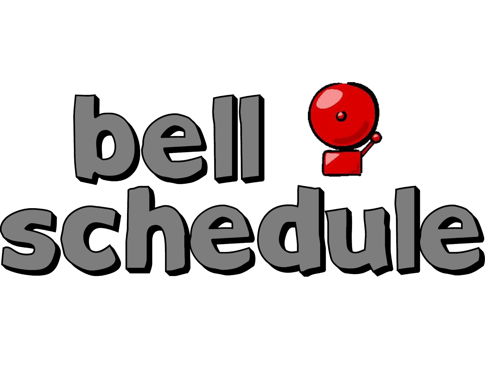  Bell Schedule